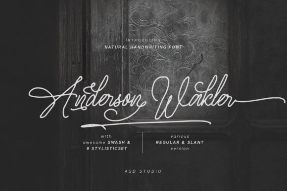 Anderson Wakler: A Vintage Script Font That Elevates Handmade Design