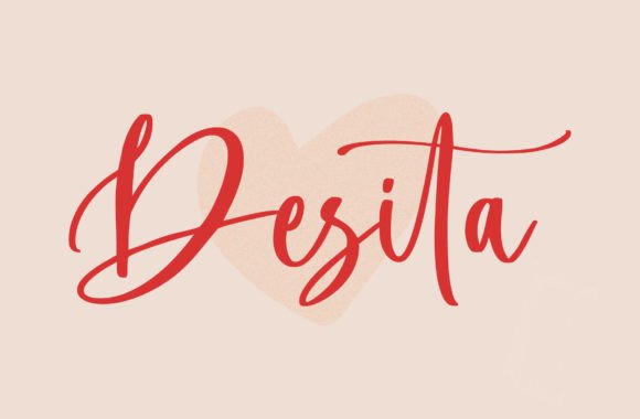 Desita: A Romantic Typeface for Memorable Brand Identity