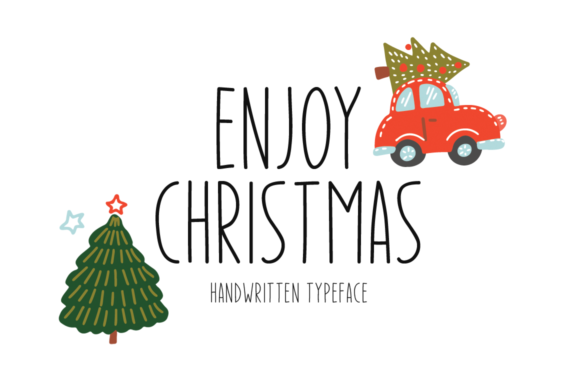 Enjoy Christmas: A Handwritten Font That Feels Like Home
