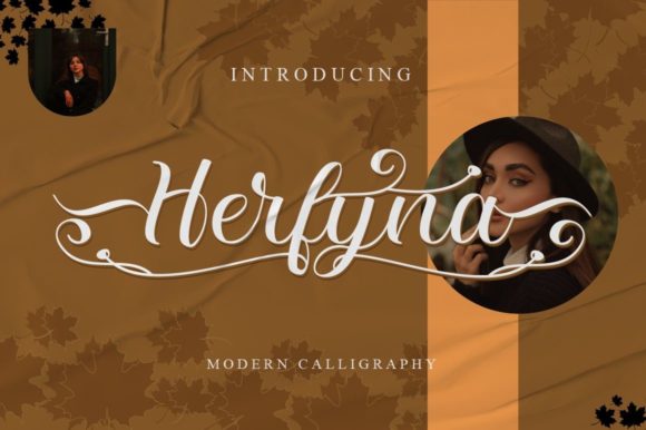 Herfyna: A Refined Script Font for Elegant Digital Branding
