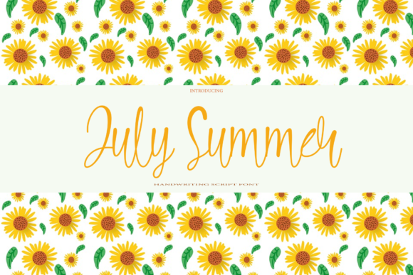 July Summer: A Handwritten Font That Breathes Quiet Confidence