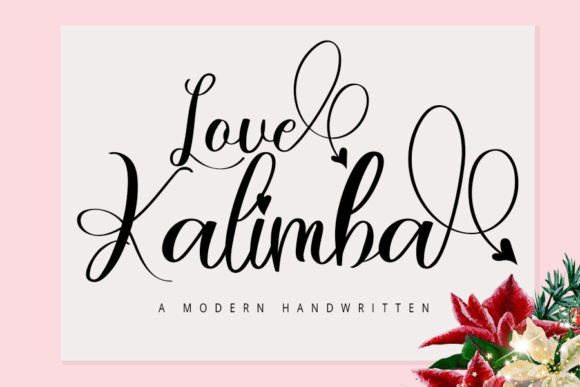 Kalimba Love: A Warm, Polished Script Font for Real Small Business Branding