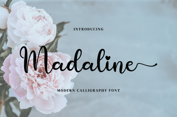 Madaline Script Font for Handmade Brands & Printables