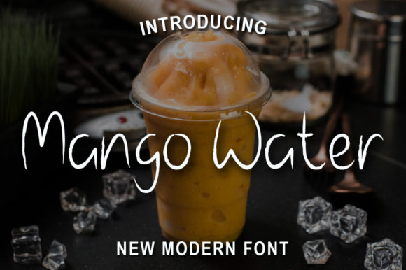 Mango Water: A Joyful Handwritten Font for Editorial Design