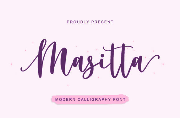 Masitta: A Refined Script Font for Handmade Brands