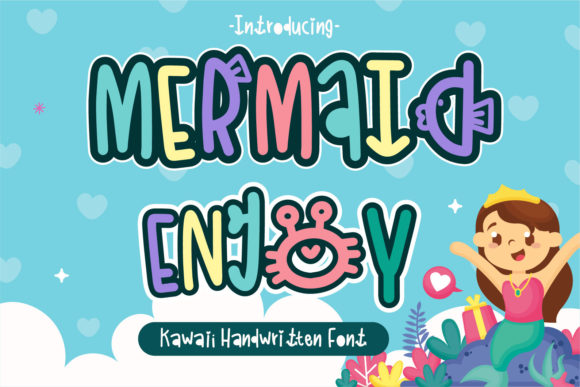 Mermaid Enjoy: A Handwritten Font That Feels Like Real Ink