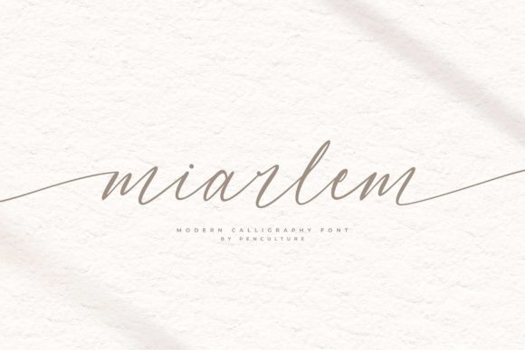Miarlem Font for Handmade Creations