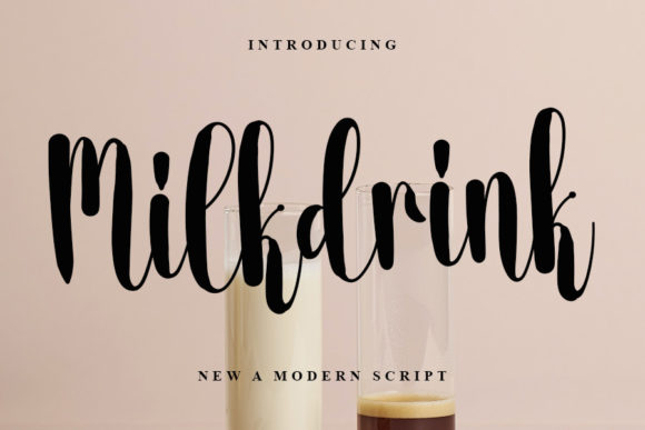 Milkdrink: A Handwritten Font for Thoughtful Editorial Design