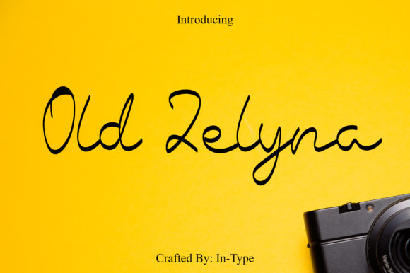 Old Zelyna: A Playful Script Font for Editorial Charm