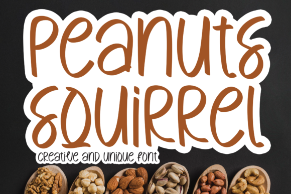Peanuts Squirrel Font for Bold Campaign Designs