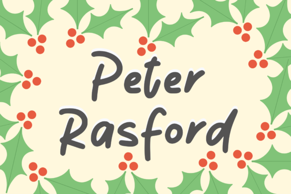 Peter Rashford: A Handwritten Font for Creative Makers