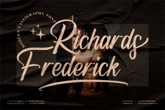 Richards Frederick: A Playful Script Font for Editorial Warmth