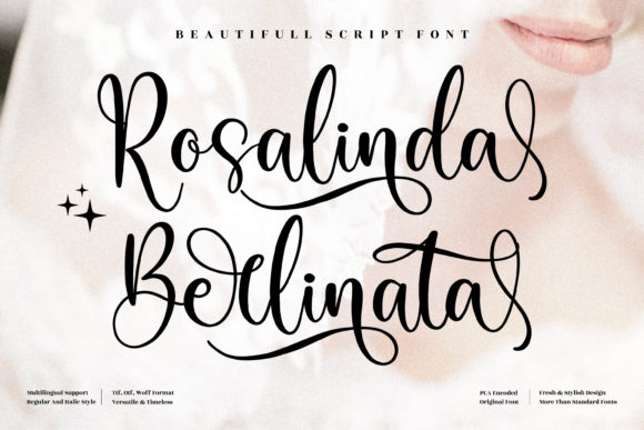 Rosalinda Berlinata: A Refined Script Font for Elegant Brand Identity