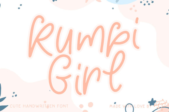 Rumpi Girl Handwritten Font for Crafters & Sellers