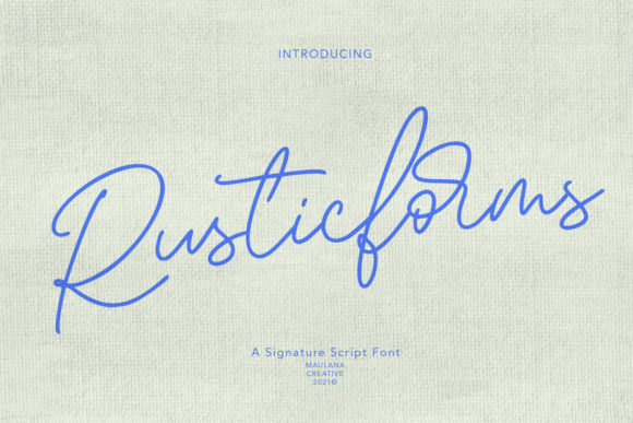Rusticforms: The Handwritten Typeface That Elevates Digital Branding