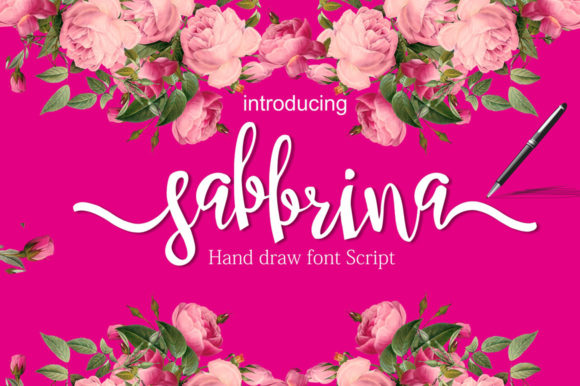 Sabbrina: A Handwritten Font for Editorial Elegance