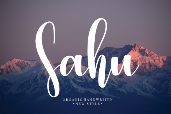 Sahu Script Font for Modern Web Design
