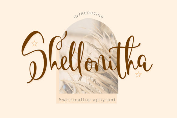 Shellonitha: A Sweet, Cursive Handwritten Font for Joyful Branding