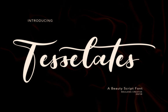 Tesselates Font for Modern Web Design