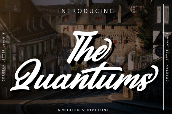 The Quantums: A Delicate Handwritten Font That Earns Its Place