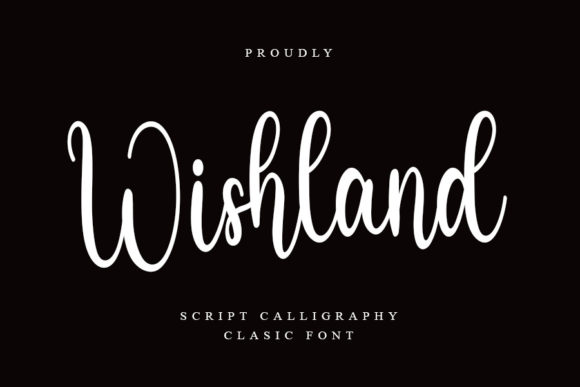 Wishland Font for Handmade Creations